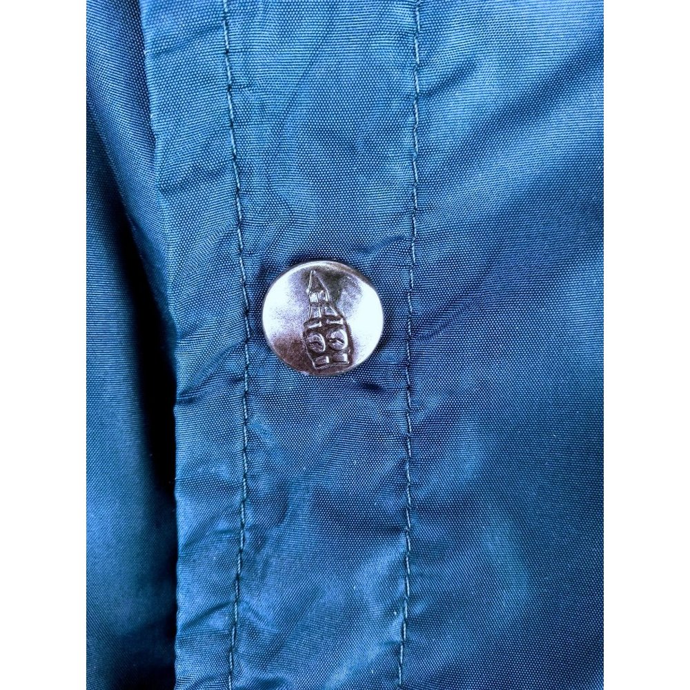 Vintage London Fog Windbreaker Bomber Jacket Blue Men's XL Snaps Union Made USA - Picture 4 of 9